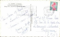 CPA Lourdes La Basilique La souterraine