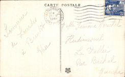 CPA Lourdes Je Pense a vous Hirondelle 