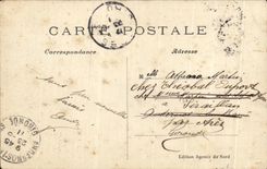 CPA Enghien les Bains the Castle of Enghien Seen of the Lake