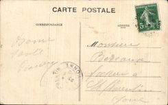 CPA Pontoise Flight Of Bird