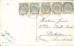 CPA Fantaisie Fleurs Roses Schirmeck Vive Marie