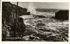 CPA Cornice of Vallieres Heavy sea