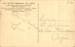 CPA Small Tableaux De Paris the Basilica of the Sacring Montmartre Heart