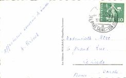 CPA L'Eglise de Bex les Dents du Midi Suisse