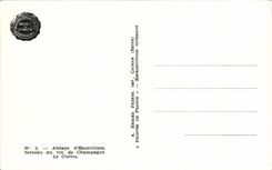 CPA Abbey D' Hautvillers Cradle of the Wine from champagne moet and chandon