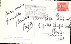 CPA Grenoble Le teleferique Les quais et le Moucherotte