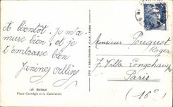 CPA Rheims Places Carnegie and the Cathedral