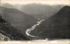 CPA Lourdes Vallee d'Argeles Prise du Pic du Jer