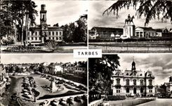 CPA Hutes Pyrenees Tarbes Jardin Massey Le Musee