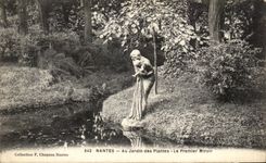 CPA Nantes With the Botanical garden the First mirror