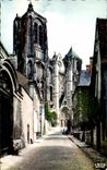 CPA Bourges la catedral vista de la puerta amarilla