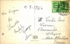 CPA Souvenir de Lausanne Cygnes Suisse