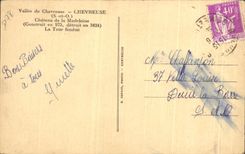 CPA Vallee de Chevreuse Chateau de la Madeleine La tour fendue