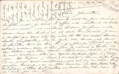 CPA Fantaisie Fleurs Santon Bonne Fete