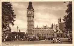 CPA London Parliament Public garden