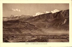 CPA Le Mont Blanc Vu Du Saleve