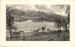 CPA Le Lac D'Annecy Eglise De Sevrier Et La Tournette