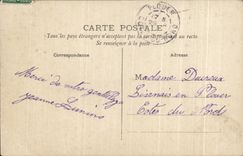 CPA Un Souvenir de Toulon Fantaisie Femme 