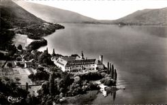 CPA Saw air the Lake Of Le Bourget and I' Abbaye of Hautecombe