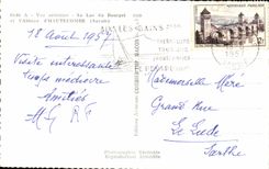 CPA Saw air the Lake Of Le Bourget and I' Abbaye of Hautecombe