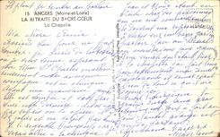 CPA Angers La Retraite Du Sacre Coeur La Chapelle