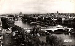 CPA Paris the Point of the ISCED and Bridges