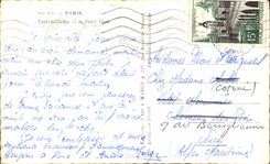 CPSM Paris Notre Dame the Small Bridge