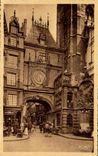 CPA Rouen the Large Clock the Arcade