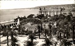 CPA the Dimension Of Nice Azure the Garden Albert ler and the Open-air theater