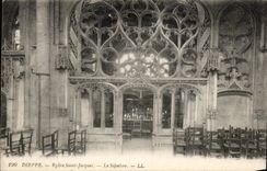 Santo Jacques de la iglesia de CPA Dieppe el sepulcro