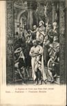 CPA Paris the Pantheon Murals Baptism of Clovis per White Paul Joseph