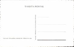 CPA Granada Alnambra Sala de Lo Abencerrajes