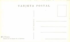 CPA Toledo Puerta de Los Leones de la Catedral