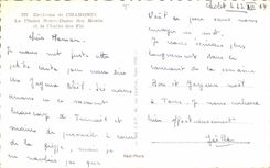 CPA Environs de Chamonix Le Chalet Notre Dame des Monts et la Chaine des Flz