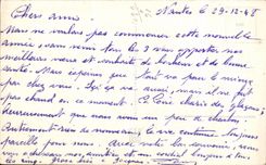 CPA Fantaisie fleurs Moulin Bonne Annee