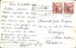 CPA Berne et les Alpes Suisse
