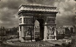 CPA Paris y sus maravillas Arc De Triomphe de Etoile