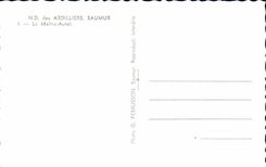 CPA Des Ardilliers Saumur Le Maitre Autel