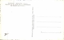 CPA Moulins Public garden Of the Place Of the Republic the Basin Of the Swans