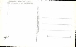 CPA Moulins View And the Cathedral