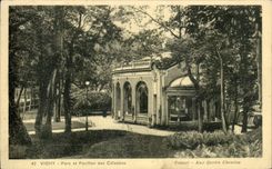 CPA Vichy Park and house of Celestins