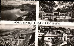 CPA Souvenir D'aix Les Bains