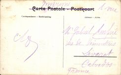 CPA Amberes vista del lugar y de la catedral verdes