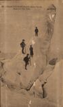 CPA Chamonix Mont Blanc Aacension D'Un Serac Alpinisme