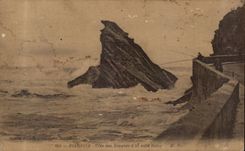 CPA Biarritz Cote Des Basques A La Villa Belza