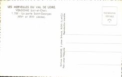 CPA Les Merveilles Du Val De Loire Vendome La Porte Saint Georges