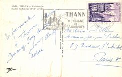 CPSM Thann Cathedral Stalls Of the Chorus