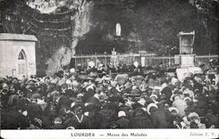 CPA Lourdes Messe Des Malades
