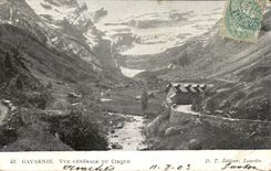 CPA Gavarnie Vue Generale Du Cirque Lourdes