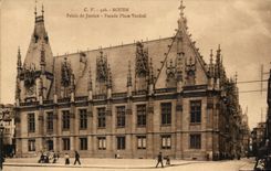 CPA Rouen Law courts Frontage Places Verdrel
